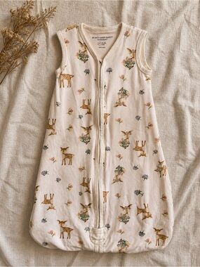 Burt’s Bees Baby Sleep Sack Organic Cotton Deer Floral 6–12M